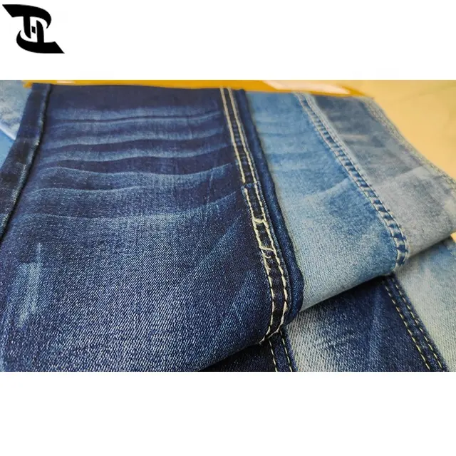 10.5 oz twill denim fabric 70% cotton denim spandex