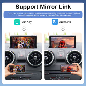 Module de rétrofit portable sans fil <span class=keywords><strong>CarPlay</strong></span> et Android Auto pour <span class=keywords><strong>Audi</strong></span> A1/<span class=keywords><strong>Q3</strong></span> 2012-2018, prise en charge de l'assistance vocale tactile et de la caméra, 12V - Product Image 3