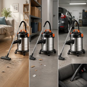 Nouveau Design <span class=keywords><strong>Aspirateur</strong></span> Industriel et Domestique 20L 2000W avec Grande Aspiration, Multi-fonctions Sec, Humide et Souffleur - Product Image 4