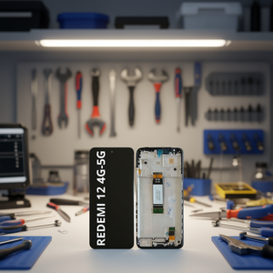 Pantalla Táctil LCD Redmi 12 4G 5G con Marco, Paquete de Servicio Original, Negro - Product Image 2