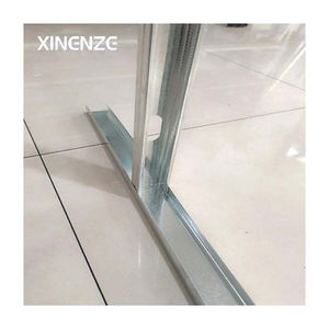 टिकाऊ एंटी-जंग धातु स्टड तैयार करना | गैल्वेनाइज्ड स्टील ड्रेवाल ट्रैक जिप्सम विभाजन | स्कूल के लिए लाइट गेज दीवार आकार - Product Image 1