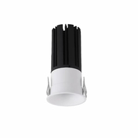 Spot LED encastré moderne en aluminium haute puissance 5 CCT 3 CCT CRI 98 anti-éblouissement, dimmable 0-10V, certifié CCC, garantie 5 ans