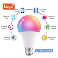 Ampoule LED Intelligente Tuya BLE 9W, Plafonnier LED RGB, Compatible Alexa & Google Home, Personnalisable, Ampoule Intelligente Populaire pour la Maison Intelligente