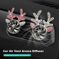 Diffuseur de parfum liquide pour véhicule, à fixer sur grille de ventilation de climatisation
