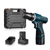 Perceuse électrique sans fil 20V, perceuse électrique sans fil avec deux Batteries et accessoire pour forets