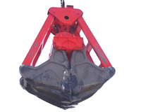 YUFEI Grappin hydraulique télécommandé sans fil, personnalisable, à mâchoires d'ouverture pour benne à godets/port/navire