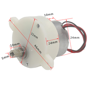 <span class=keywords><strong>Moteur</strong></span> à engrenages CC 12-24V, couple élevé, faible vitesse 100 tr/min/5 tr/min, engrenage en plastique, arbre excentrique, <span class=keywords><strong>petit</strong></span> ventilateur pour appareils électroménagers et présentoirs - Product Image 1