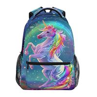 Mochila de poliéster personalizada al por mayor con logo, estampados de animales, 20-36L, gran capacidad, para estudiantes, duradera, con cremallera de moda