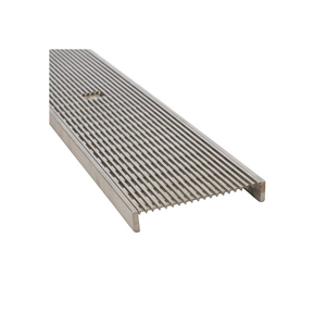 Grille de vidange autonettoyante pour piscines, pour la <span class=keywords><strong>filtration</strong></span> des débris, couvercle de drain de terrasse de <span class=keywords><strong>piscine</strong></span>, grille à fentes ouvertes pour canalisation d'eau - Product Image 1