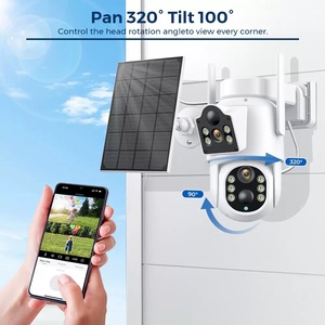 Cámara CCTV solar PTZ inalámbrica IP66 Sistema DE SEGURIDAD impermeable para exteriores con tarjeta SIM <span class=keywords><strong>4G</strong></span> y aplicación <span class=keywords><strong>ICSEE</strong></span> - Product Image 3