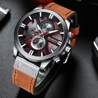 CURREN 8346 Nuevo Reloj de Pulsera de Cuarzo de Moda para Hombre con Fecha Reloj Masculino Reloj Deportivo Impermeable para Hombre