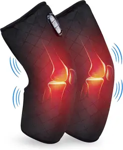 Isıtmalı dizlik Wrap titreşim isıtma pedi diz için ayak masaj aleti ısıtmalı dizlik