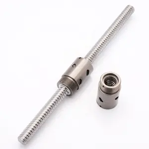 High precision C7 rolled ballscrew BSH1605 series length 1000mm for CNC replace TBI