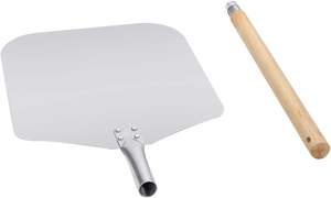 12 "x 14" Pizza Peel con mango <span class=keywords><strong>de</strong></span> <span class=keywords><strong>madera</strong></span>, <span class=keywords><strong>pala</strong></span> <span class=keywords><strong>de</strong></span> Pizza <span class=keywords><strong>pala</strong></span> <span class=keywords><strong>de</strong></span> aluminio <span class=keywords><strong>para</strong></span> hornear Pizza casera <span class=keywords><strong>pan</strong></span> <span class=keywords><strong>horno</strong></span> cocina herramientas <span class=keywords><strong>para</strong></span> hornear - Product Image 3