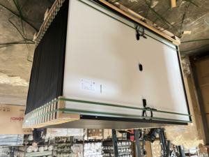 Panneau solaire entièrement noir 400 W version américaine, module PV <span class=keywords><strong>Longi</strong></span> 420 Watts entièrement noir LR5-54HTB pour le marché canadien et américain - Product Image 3