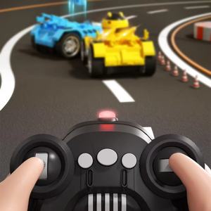 SJY-ZF17 2.4G Remote Control Karting <b>Toys</b> Two-Player Battles Bumper <b>Music</b> Light Sensory <b>Toy</b> Crash Ejection Robot for Children - Product Image 4