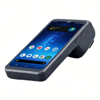 Terminal de point de vente avec scanner de codes-barres 1D 2D de 6,5 pouces, 4G LTE, Bluetooth, impression thermique 58 mm, paiement multi-mode pour les petites entreprises