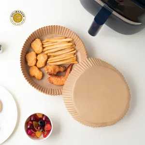 OOLIMA – napperons ronds en papier blanc pour gâteaux et friteuse à Air, nouvel arrivage