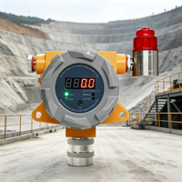 Détecteur de gaz H2 CO CO2 HCL avec affichage numérique LED, alarme sonore et visuelle, analyseur de gaz industriel avec RS485 Modbus