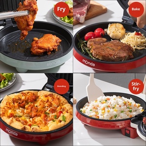 Máquina para Pizza Multifuncional Monda, Sartén Eléctrica para Pasteles, Asador, Freidora, Vaporera, Modelo B21C con Calentamiento de Doble Cara, China - Product Image 3