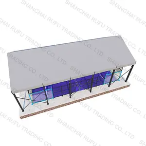 Pólo de aço galvanizado de alta qualidade para quadra de tênis de paddle fabricantes Quadra de paddle panorâmica China Quadra de plataforma de tênis de paddle