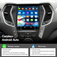 Radio de Coche STWEI con Android 13 para Hyundai Ix45 Santa Fe 2013 2014 2015 2016 2017, Reproductor Multimedia con GPS, Carplay, Navegador, Estéreo, Auto DSP