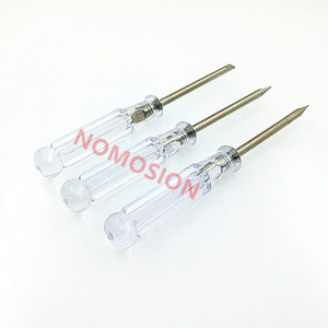 NOMOSION Flat Head <b>Screwdriver</b> 92mm Transparent Handle Polishing Finish Household Diy Tool - Product Image 4