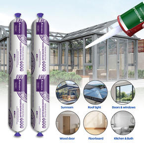 ओम कारखाने सिलिकॉन सीलेंट थोक np वाटरप्रूफ तटस्थ संरचनात्मक सॉसेज सिलिकॉन बिल्डिंग सीलेंट 600 एमएल - Product Image 3