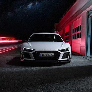ชุดแต่งคาร์บอนไฟเบอร์สำหรับ Audi R8 รุ่นใหม่ สไตล์ RWD พร้อมลิ้นหน้าแบบ Air Knife คาร์บอนไฟเบอร์คุณภาพพรีเมียมสำหรับอัพเกรดกันชนรถยนต์ - Product Image 3