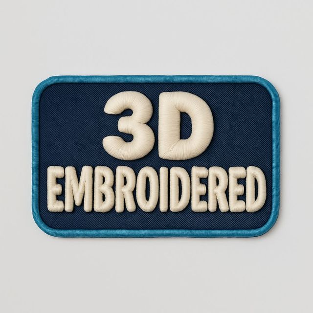 Custom Patches Bulk Heat Press 3D Customize logo Applique Badges Embroidered Embroidery Patch Sew Iron on for Clothing