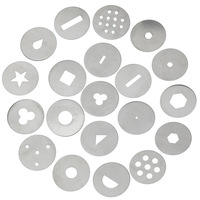 Vente en gros professionnel ultime pistolet d'extrudeuse d'argile portatif outil d'extrudeuse à vis en métal 20 formes disques d'extrusion argile polymère