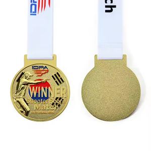 Medalla de Metal Grabada con Diseño Personalizado, Artesanía Metálica 3D, Recuerdo Deportivo, Medalla de Oro - Product Image 5