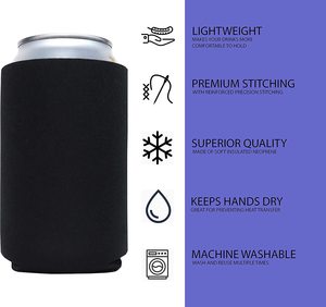 Hộp Giữ Nhiệt In Logo Thiết Kế Theo Yêu Cầu Hộp Giữ Nhiệt Bằng Cao Su Neoprene Trống Rỗng Đựng Bia Thông Dụng Coozy - Product Image 4