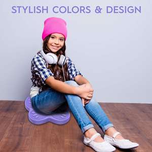 自閉症感覚トイザセラピー製品クッション小刻みに動くシートヨガバランスディスクカバー付き13直径nzエクササイズ - Product Image 6