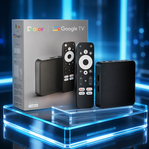 Boîtier <span class=keywords><strong>TV</strong></span> <span class=keywords><strong>Android</strong></span> certifié Google GD1 <span class=keywords><strong>Premium</strong></span>, Amlogic S905Y4, 2 + 32 Go, niveau 1, WiFi double bande 5G, télécommande vocale BT, lecteur multimédia 4K HDR - Product Image 2