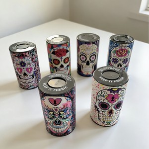 Pot de rangement hermétique personnalisé pour herbes et tabac, sans BPA, étanchéité anti-odeur, stockage durable pour le festival du Jour des Morts - Product Image 2