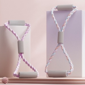 Hochbelastbares Dreistrang-Geflochtenes Acht-förmiges Widerstandsband für Rücken- und Schulterübungen Heim-Yoga-Hilfsmittel - Product Image 1