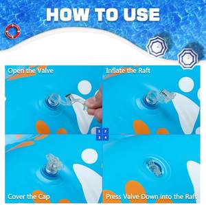 आउटडोर पालतू पानी खेल उपकरण inflatable हड्डी के आकार कुत्ते पूल फ्लोट स्विमिंग पूल द्वीप शिल्प-कुत्ते के मालिकों के लिए - Product Image 6