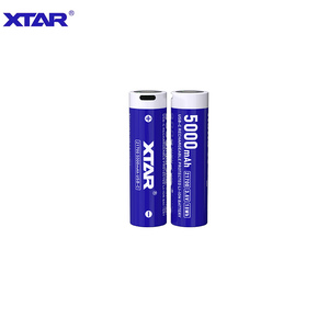 Haute qualité XTAR grande capacité <span class=keywords><strong>USB</strong></span> Type <span class=keywords><strong>C</strong></span> charge 3.6V 3.7V 5000mAh <span class=keywords><strong>21700</strong></span> Batteries au lithium-ion - Product Image 1