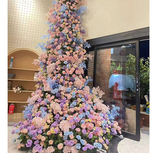 Flores artificiales de peonía Tallo de peonía alto para el hogar y la decoración de la pared de la boda Flores de seda Decoración de la habitación a granel - Product Image 5