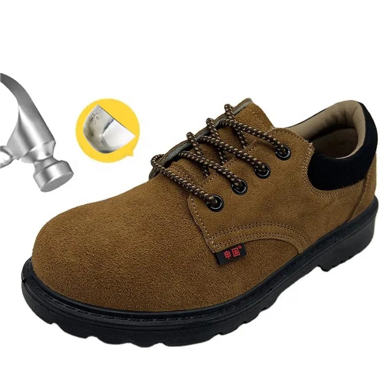 Sepatu boot keselamatan kerja pria, sepatu bot kulit asli, sepatu JARI KAKI baja komposit, sepatu kustom terbaru 2023