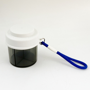 ABS Rectangle Pill Box Portable Eco-Friendly Weekly Medicine Case & Ultra Mini Pill Bottle