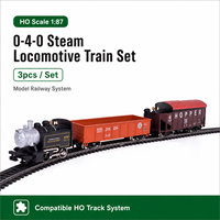 Modèle de train HO à l'échelle 1:87, locomotives diesel et à vapeur avec voie ferrée, jouet de train en gros pour importateurs