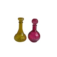 Set de bouteilles d'eau en verre avec couvercles en acier inoxydable, 6 - 18 oz, à ressort, 2020 ml, prix d'usine