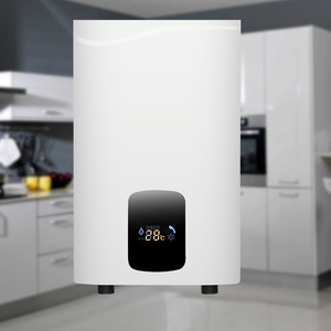 Calentador de Agua Eléctrico Instantáneo de 3.5-5.5KW con Control Táctil, Pantalla LED, Independiente, Calentamiento Rápido para Cocina, Carcasa de Plástico, IPX4 - Product Image 1