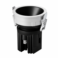 Plafonnier LED intelligent Zigbee Tuya 3 CCT sélectionnables IP44 anti-éblouissement COB en fonte, dimmable, pour hôtels, bureaux et espaces commerciaux