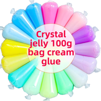 CHENXI Vente en gros 18 couleurs Cristal Gelée Crème Colle DIY Breloques en résine Boîte acrylique Épingle à cheveux Coque de téléphone Décoration