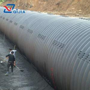 Tubería <span class=keywords><strong>de</strong></span> alcantarilla para uso <span class=keywords><strong>de</strong></span> alcantarillado pluvial, montaje <span class=keywords><strong>de</strong></span> placas múltiples, tubería <span class=keywords><strong>de</strong></span> desagüe <span class=keywords><strong>de</strong></span> acero corrugado - Product Image 4