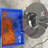 Hoge snelheid snijmachine gemberflakes commerciële gembersnijder groentesnijder gemberchips machine