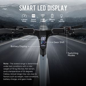 Nuevo producto 2025 Popular en China Oficial JGH X3 Gris Plateado Mejor Scooter Eléctrico para Rango - Product Image 2